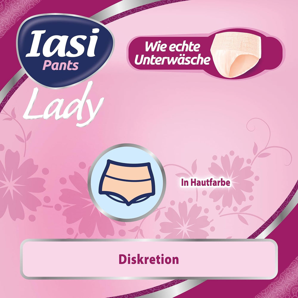 LADY Pants 48 Einweg-Harninkontinenzhosen Saugfähigkeit Plus Größe S für Damen 48 Stk