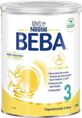 Nestlé BEBA 3 Folgemilchpulver, Folgenahrung ab 10 Monaten, 3er Pack (3 X 800G) Mutter und Kind Naty Shop