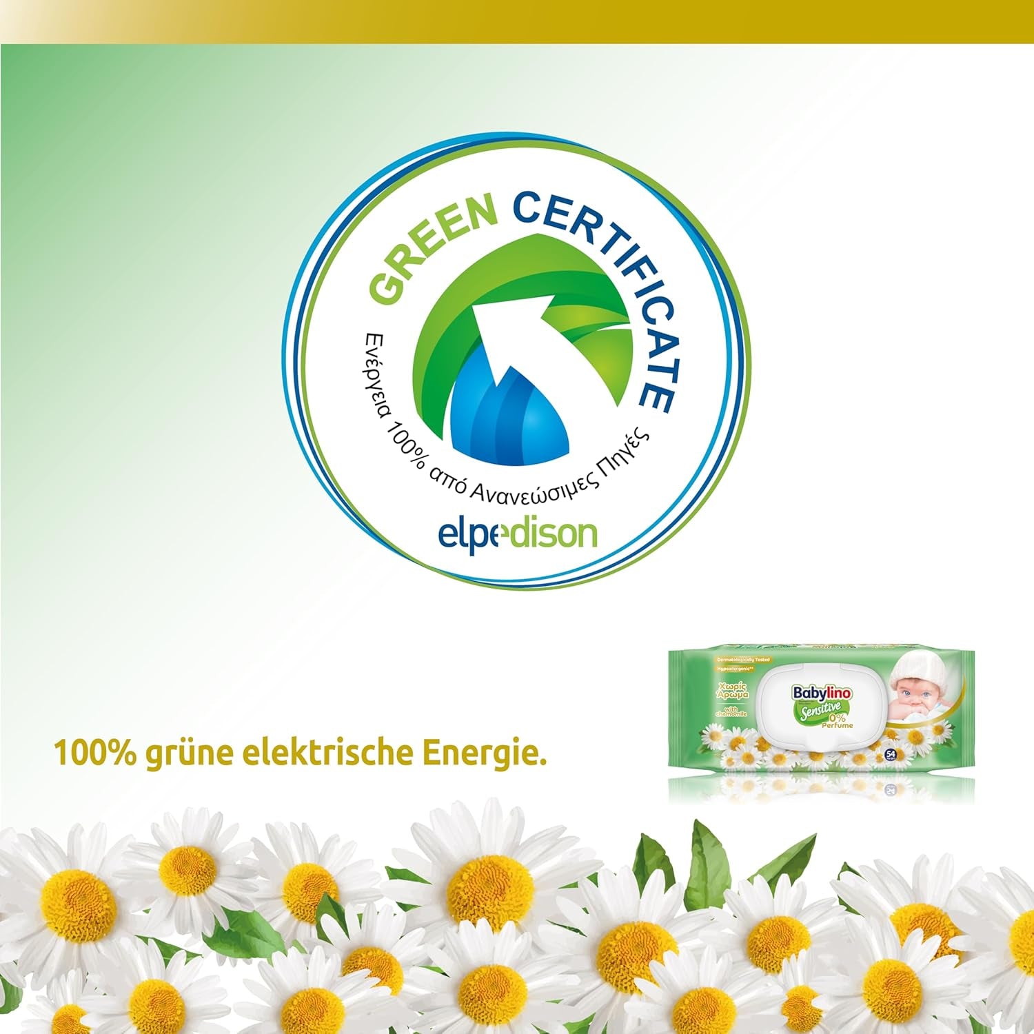 Feuchttücher für empfindliche Babys, 0 % Duftstoffe, 98 % natürliche Formel, die das pH-Gleichgewicht der Haut wiederherstellt, Frischesiegel, 54 Tücher