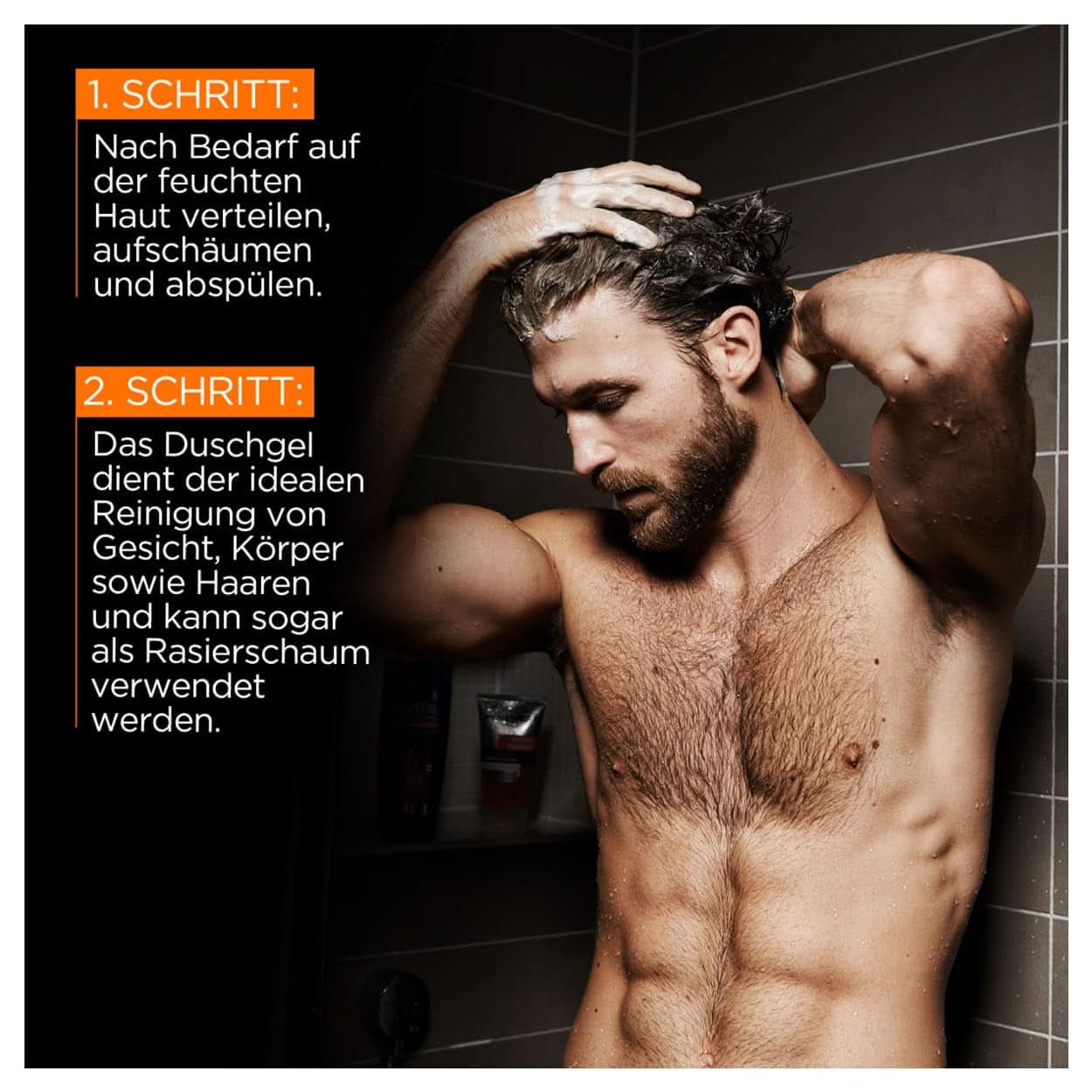 L'Oréal Men Expert XXXL 5In1 Duschgel und Shampoo für Männer, 1 Liter Naty Shop