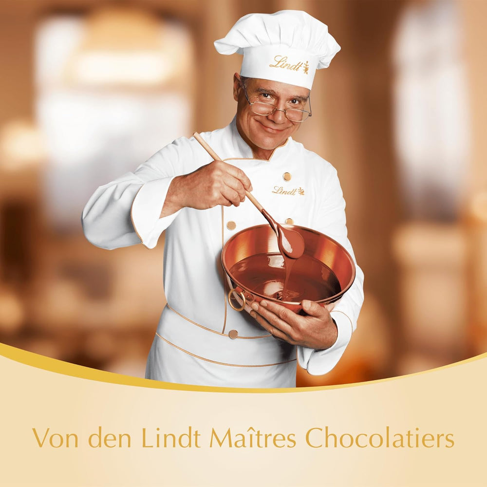 Lindor weiße Schokoladenkugeln | 400g ca. 30 weiße Schokoladenkugeln mit zartschmelzender Füllung | Geschenk aus Schokolade | Schokoladengeschenk (2er Pack)