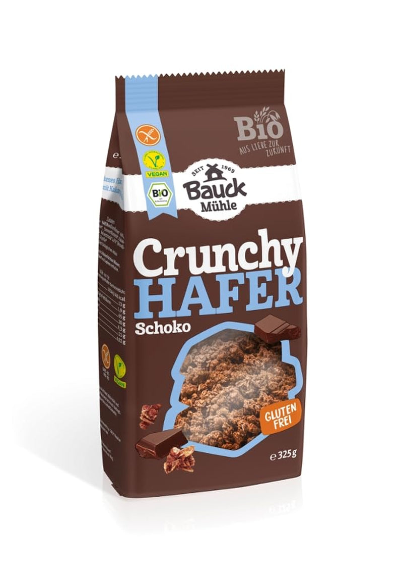 Knuspriges Müsli mit Bio-Haferflocken und Schokolade, 325 g