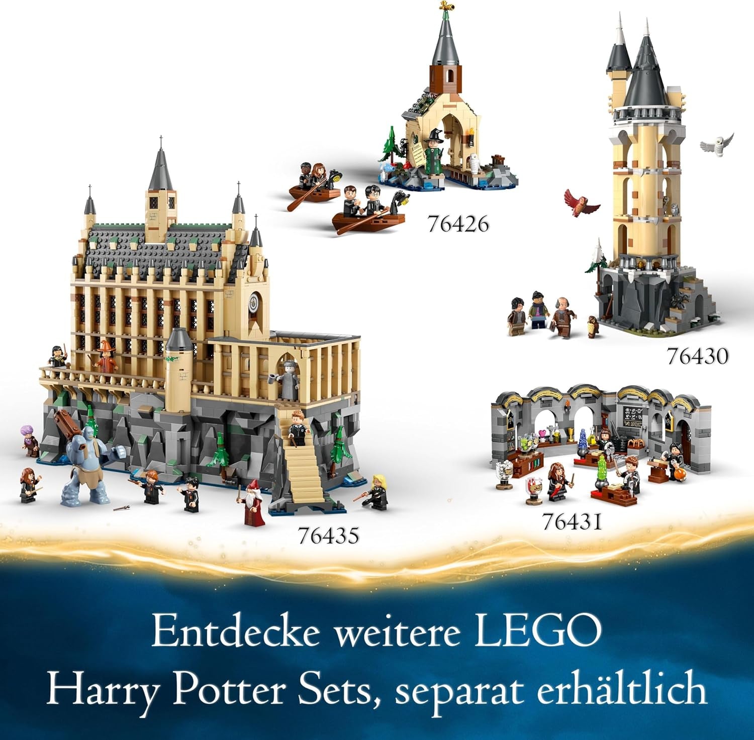 LEGO Harry Potter Ollivanders & Madam Malkins Anzüge, Länder der Winkelgasse, Kinderspielset, Zaubererspielzeug, Fantasy-Geschenke für Mädchen, Jungen und Fans ab 8 Jahren 76439 Bausets Besuche den LEGO-Store