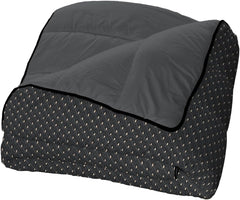 Bleu Câlin Bedruckte 1-Personen-Hermance-Steppdecke, Polyester, blau/grau, 140 x 200 cm Steppdecken und Steppdecken Naty Shop