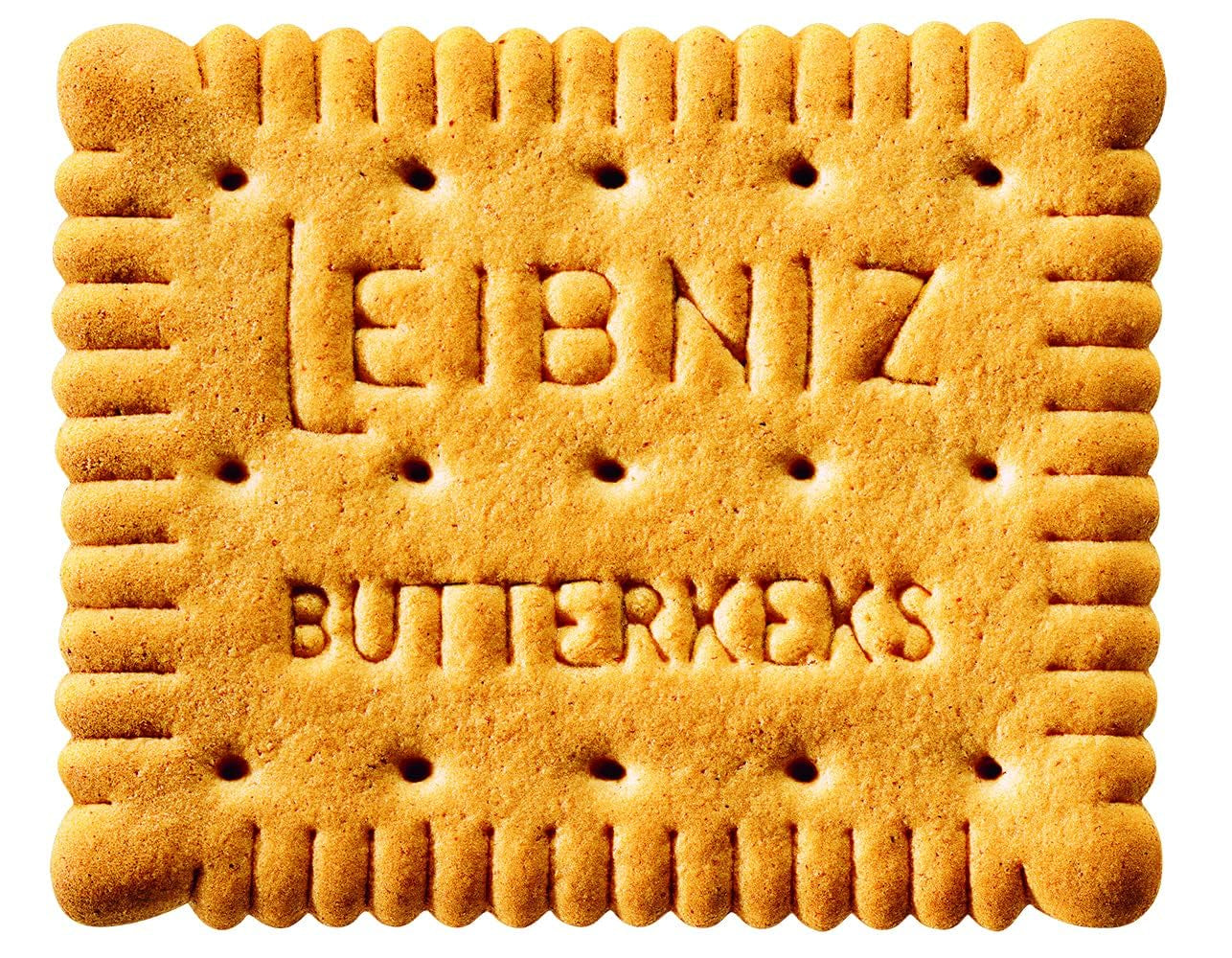 Biscuiți cu unt LEIBNIZ - 30% zahăr, 150 g, Biscuiți cu unt cu conținut redus de zahăr, Biscuiți crocanți autentici cu 52 de dinți (1 x 150 g)