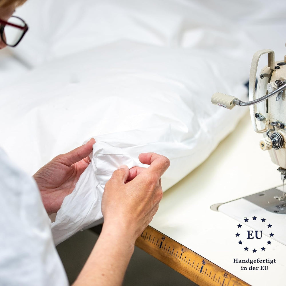 Nordic Paradise - Bequeme Steppdecke - 50 % deutsche Entendaunen - Warme Winterdecke - 200X200 cm Steppdecken und Steppdecken Naty Shop