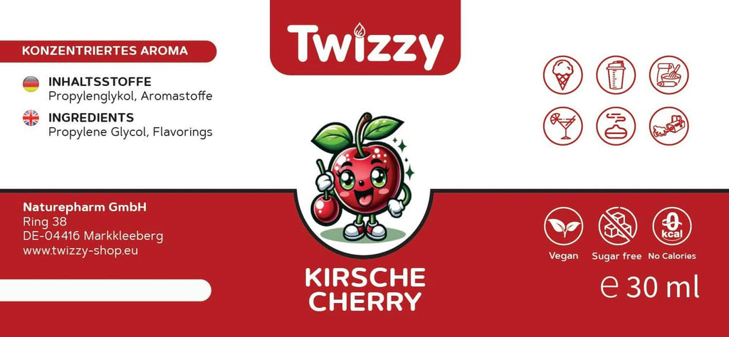 Twizzy, Aroma concentrata Cirese, 30 ml Arome Naty Shop