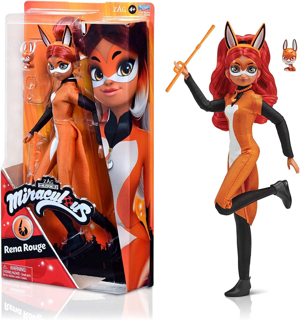 BANDAI - Figur - Miraculous Ladybug - Ankleidepuppe - 26 cm - Ladybug mit ihrem Yoyo im Telefonmodus - Neues Kostüm mit Vinyl-Effekt - P50028