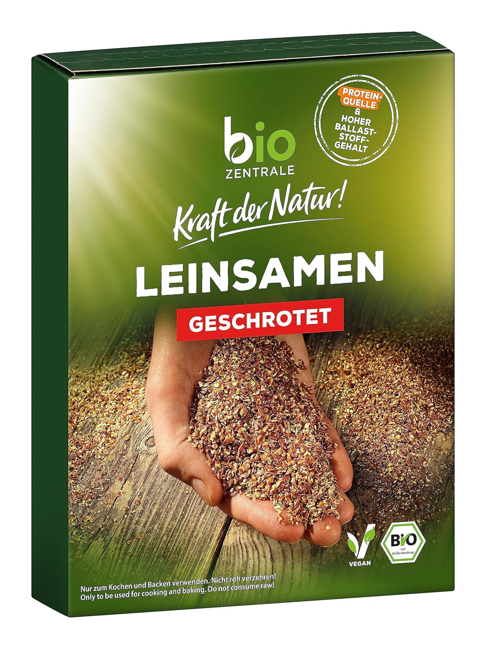 Biozentrale ganze Leinsamen | 7 x 400g Bio-Leinsamen | Ideal für Joghurt, Müsli und Brot | Alternative zu Flohsamen, Hanfsamen und Chiasamen