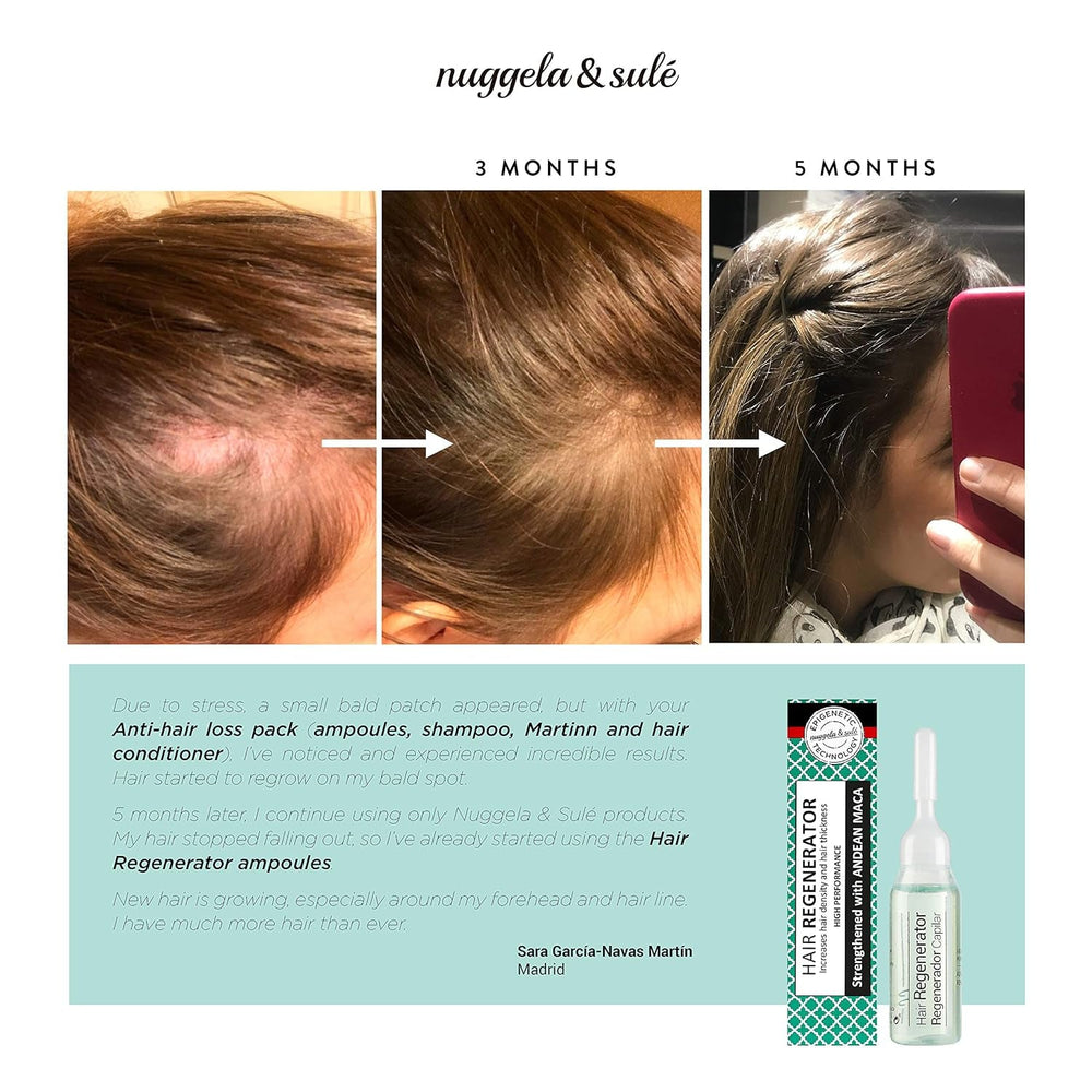 Nuggela & Sulé Regenerator de păr fiole, tratament de 1 săptămână, 10 ml Ingrijire par Nuggela