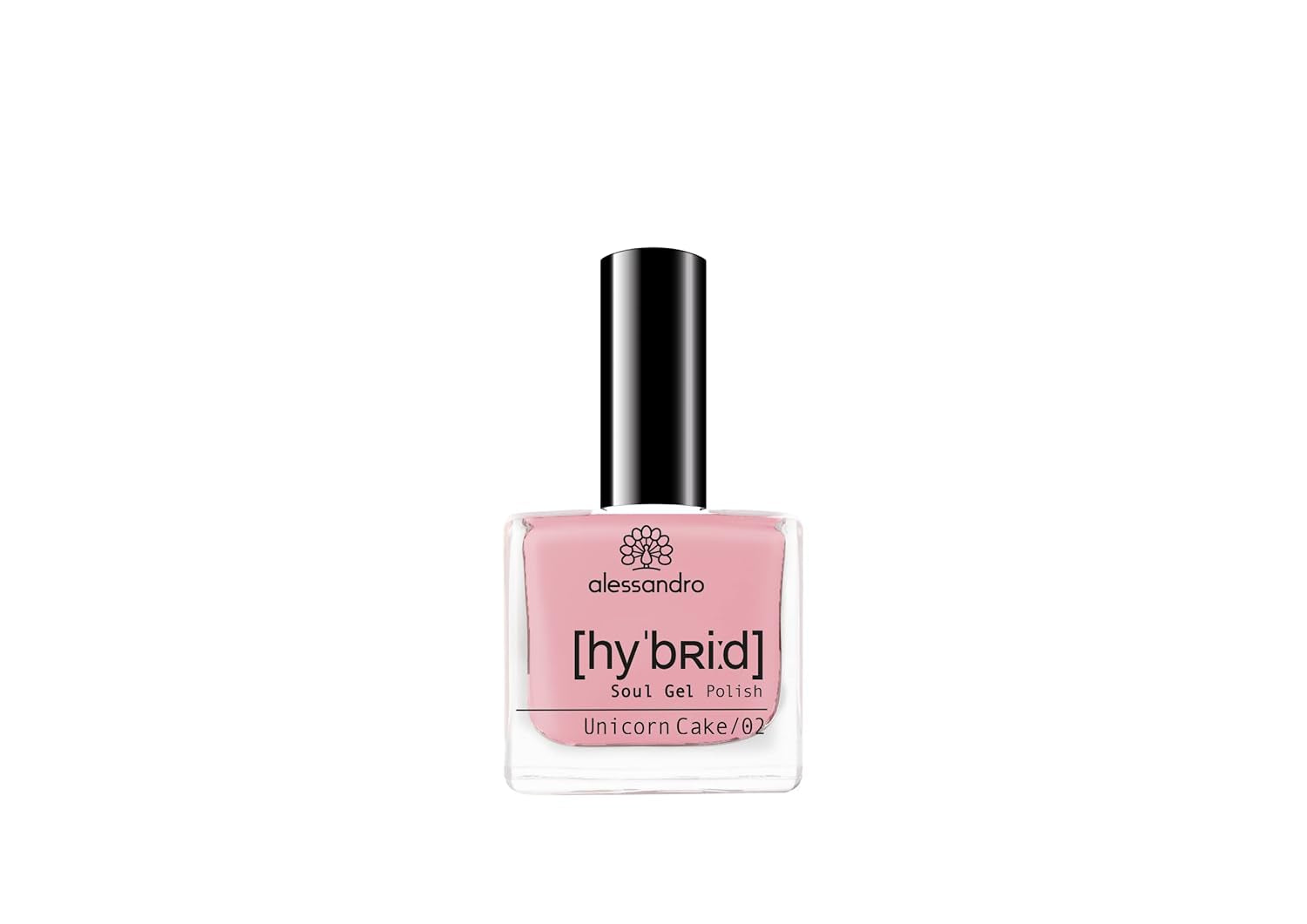 HYBRID-Nagellack alessandro Pink Melon – leuchtender Rosaton mit feinen Glitzerpartikeln – Perfekte Nägel in nur 3 Schritten, ohne LED – hält bis zu 10 Tage! 8 ml
