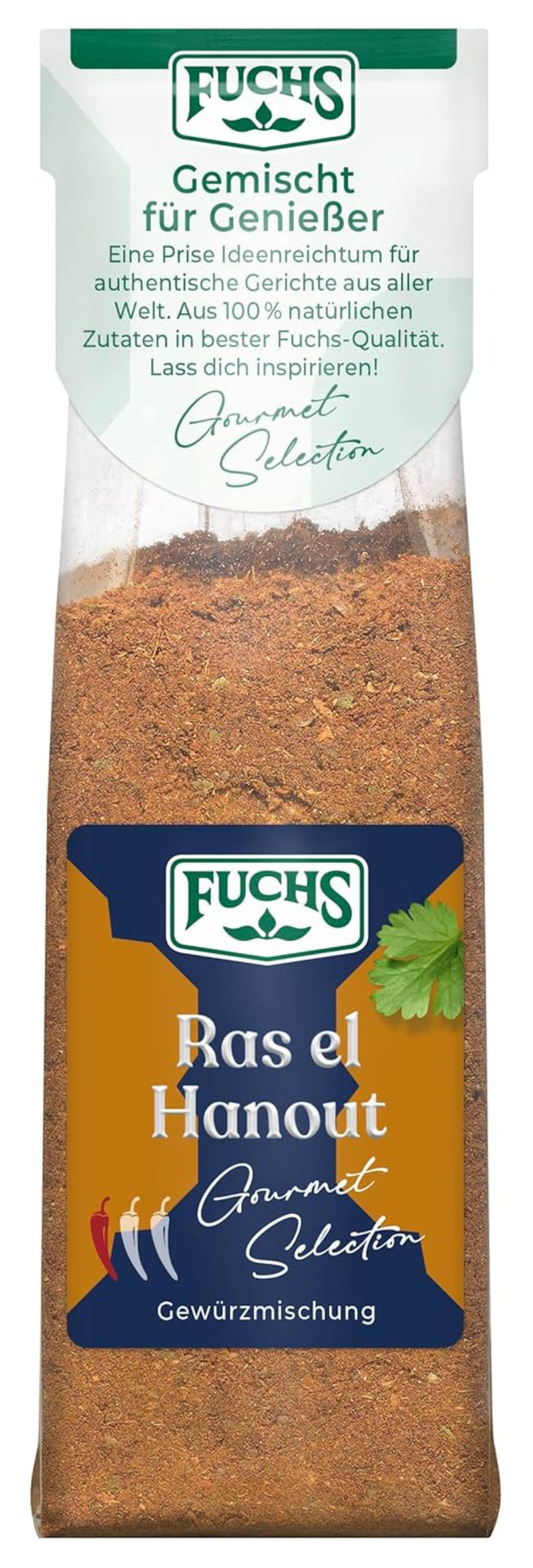 Fuchs Gewürze Gourmet Selection Naher Osten-Afrika – Dukkah Gewürzmischung, nachfüllbarer Gewürz Mix, zum Verfeinern von Fisch und Lamm, vegan, 50 g