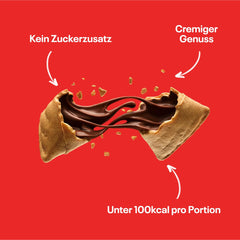 NEOH Schokoladenhäppchen | Ohne Zuckerzusatz, 100kcal pro Portion, knusprige Stücke mit cremiger Haselnuss-Kakao-Füllung, perfekt zum Mitnehmen oder als Müsli-Ersatz | Keto, Low Carb | Packung mit 3 x 29 g