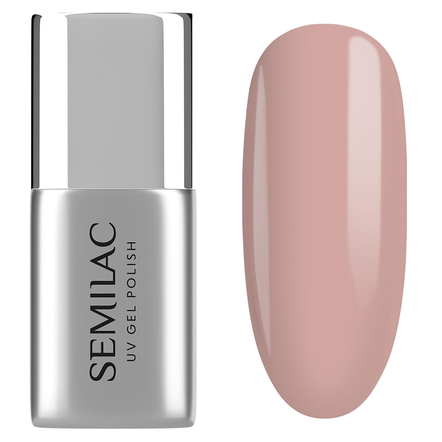 Bază de ojă UV Semilac Pure&Clean 7 ml – Bază hibridă autonivelantă pentru unghii sensibile