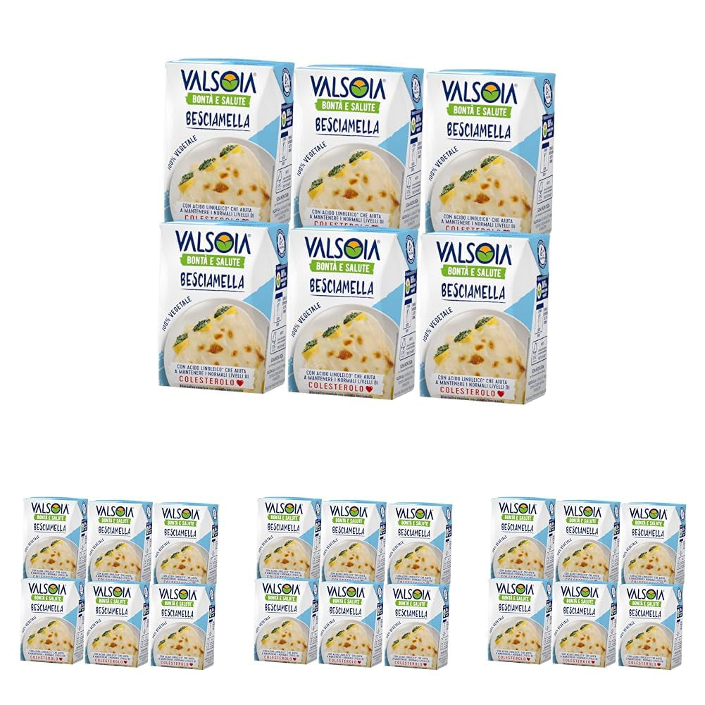 Béchamel-Spülung, Laktosefreies Béchamel, Vielseitig in der Küche, Ideal für Veganer und Vegetarier, 6 x 200 ml