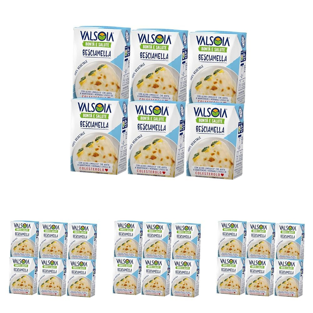 Béchamel-Spülung, Laktosefreies Béchamel, Vielseitig in der Küche, Ideal für Veganer und Vegetarier, 6 x 200 ml