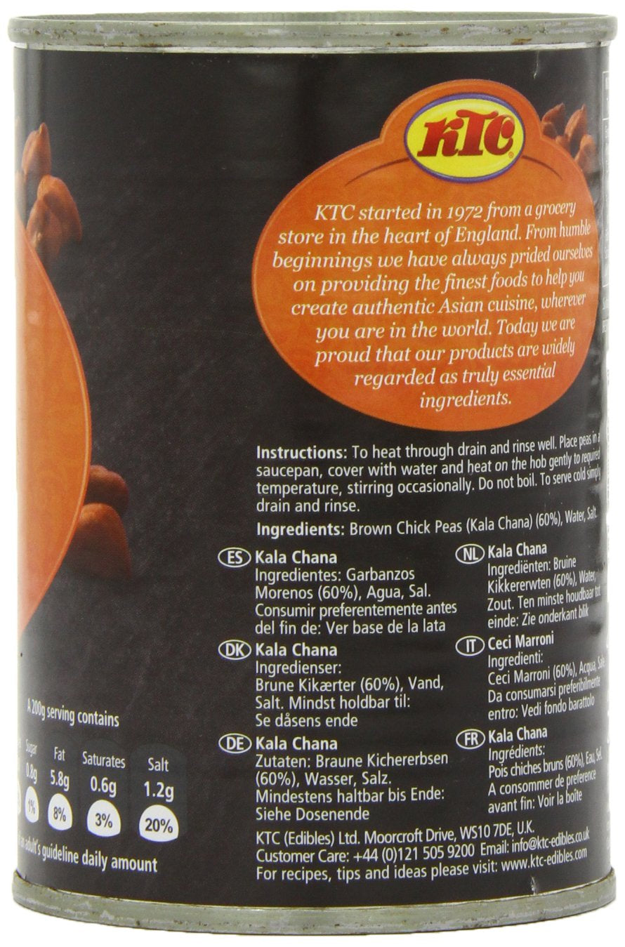 - Braune Kichererbsen (aus der Dose), 12er Pack (12 x 400g)