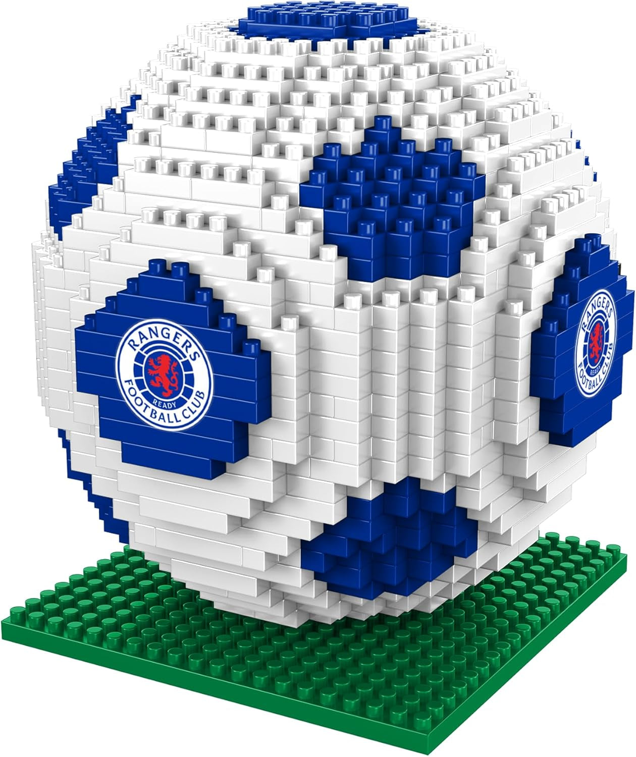 FOCO Offizielles Lizenzprodukt Manchester City FC BRXLZ 3D-Fußball-Konstruktionsspielzeug Modell In alternativer Teamfarbe