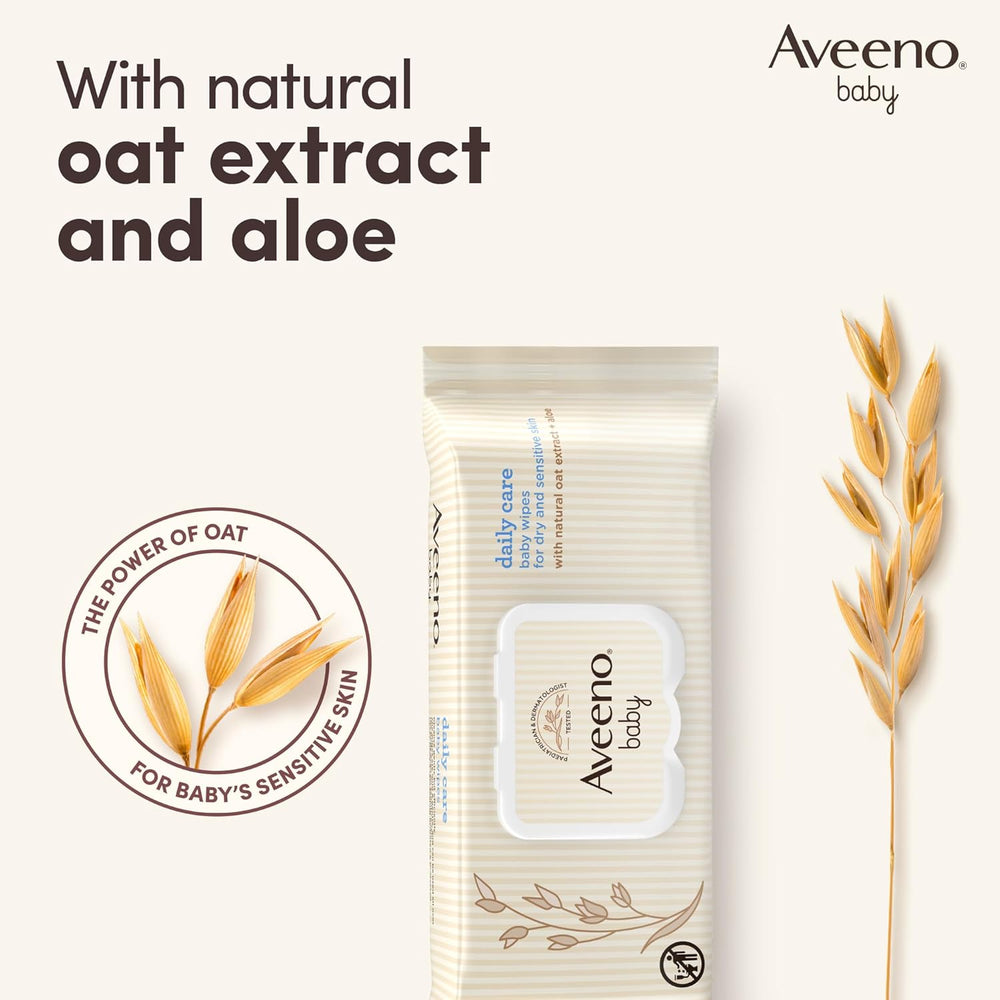 Daily Care Feuchttücher, reinigt sanft und effektiv empfindliche Haut, Baby Essentials, weiß, 12 Stück (insgesamt 864 Tücher)