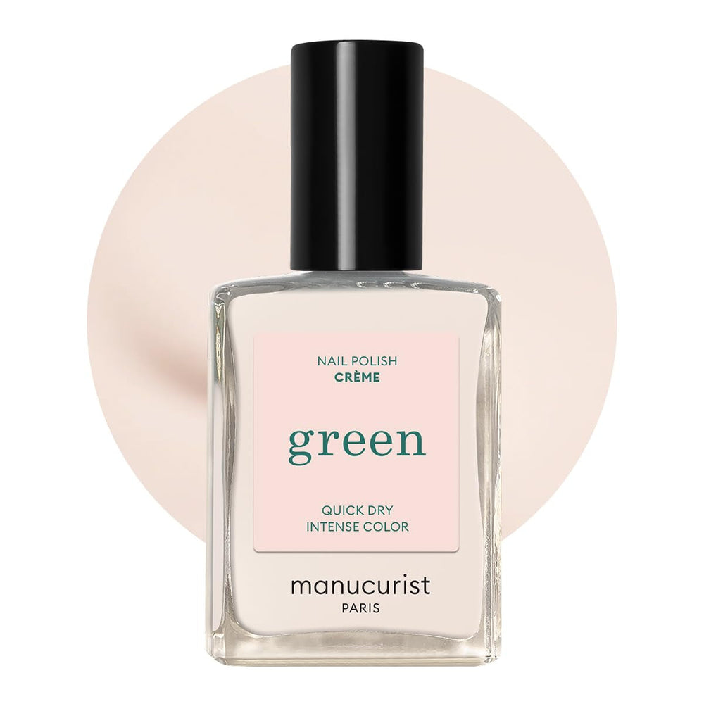 Manucurist Green – Rosy Beige Shell Beige Nagellack – Schnell trocknender Nagellack – DIY-Nägel – Vegan 12-Free – Pflanzenbasiert – Nagellack – Hergestellt in Frankreich