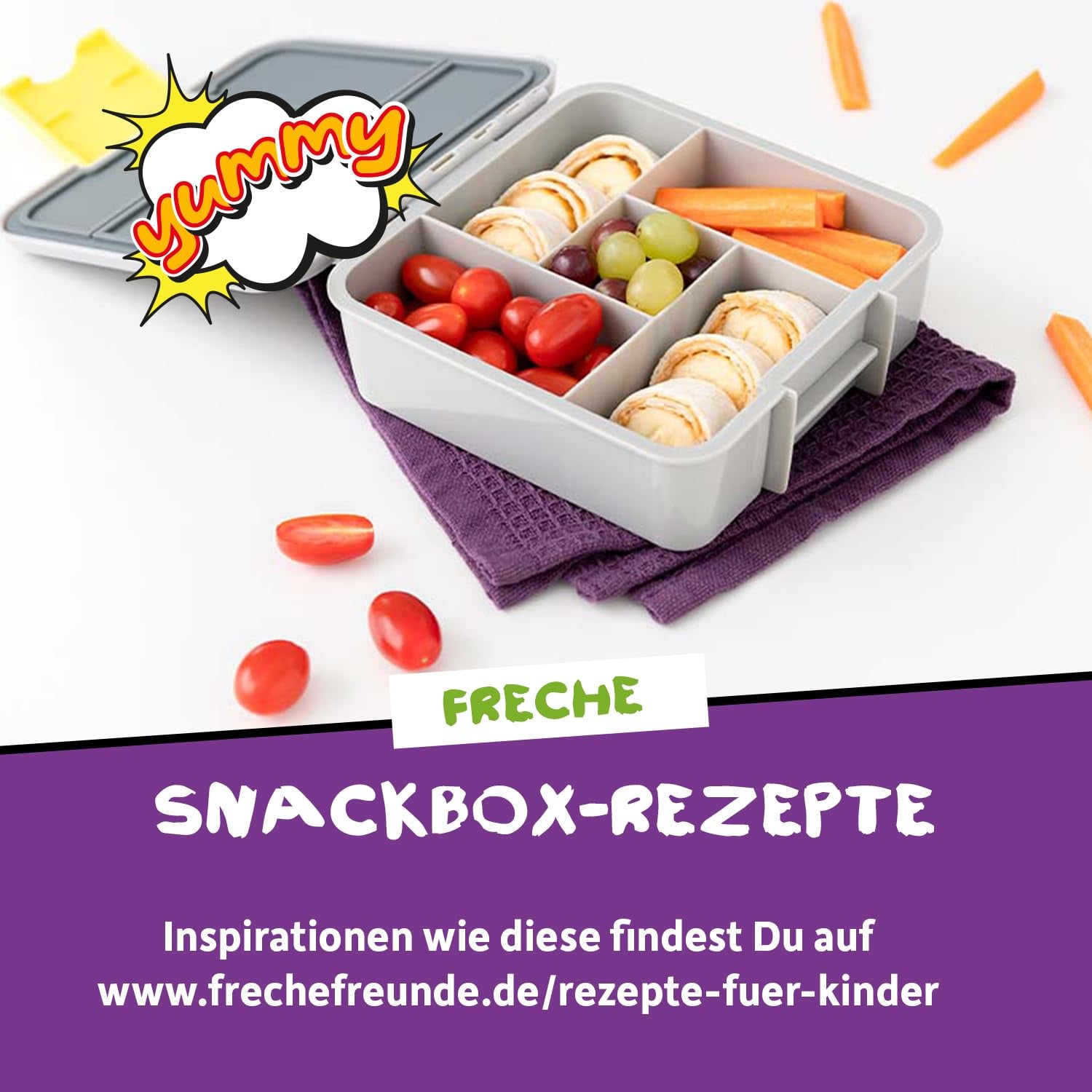 FRECHE FREUNDE KIDS, Bobs & DIKKAs Knuspriges Bananen-Kakao-Müsli, knuspriges Schokoladen-Müsli für Kinder, wenig Zucker, ohne Zusatzstoffe, 100 % vegan, 6 Stück (6 x 280 g)