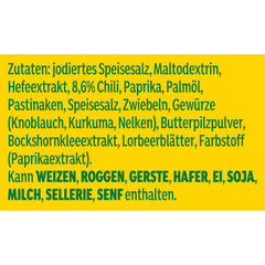 Knorr Würzmischung Chili aromatisiert für schnelle Gerichte zum Würzen und Würzen von Kartoffeln, Nudeln, Gemüse und mehr 90 g