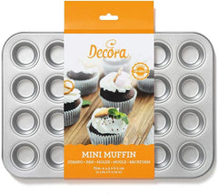 0070035 RÜCKENFORM FÜR 24 MINI-MUFFINS 38,5 X 26 X 2 H CM Backformen und -bleche Naty Shop