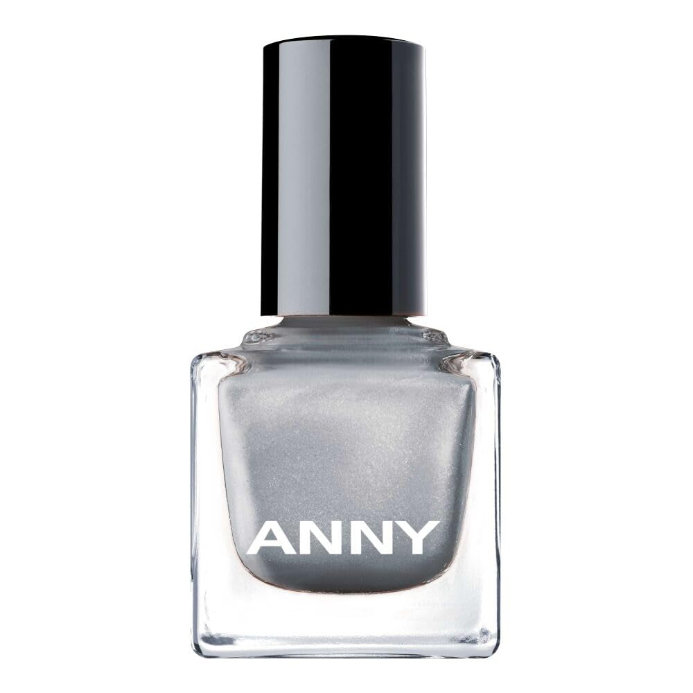 ANNY Nagellack – hochwertiger Farb-Nagellack mit langanhaltendem Glanz, splitterfest und schnell trocknend, Farbe: künstlerischer Stil – kühles Grau – 15 ml