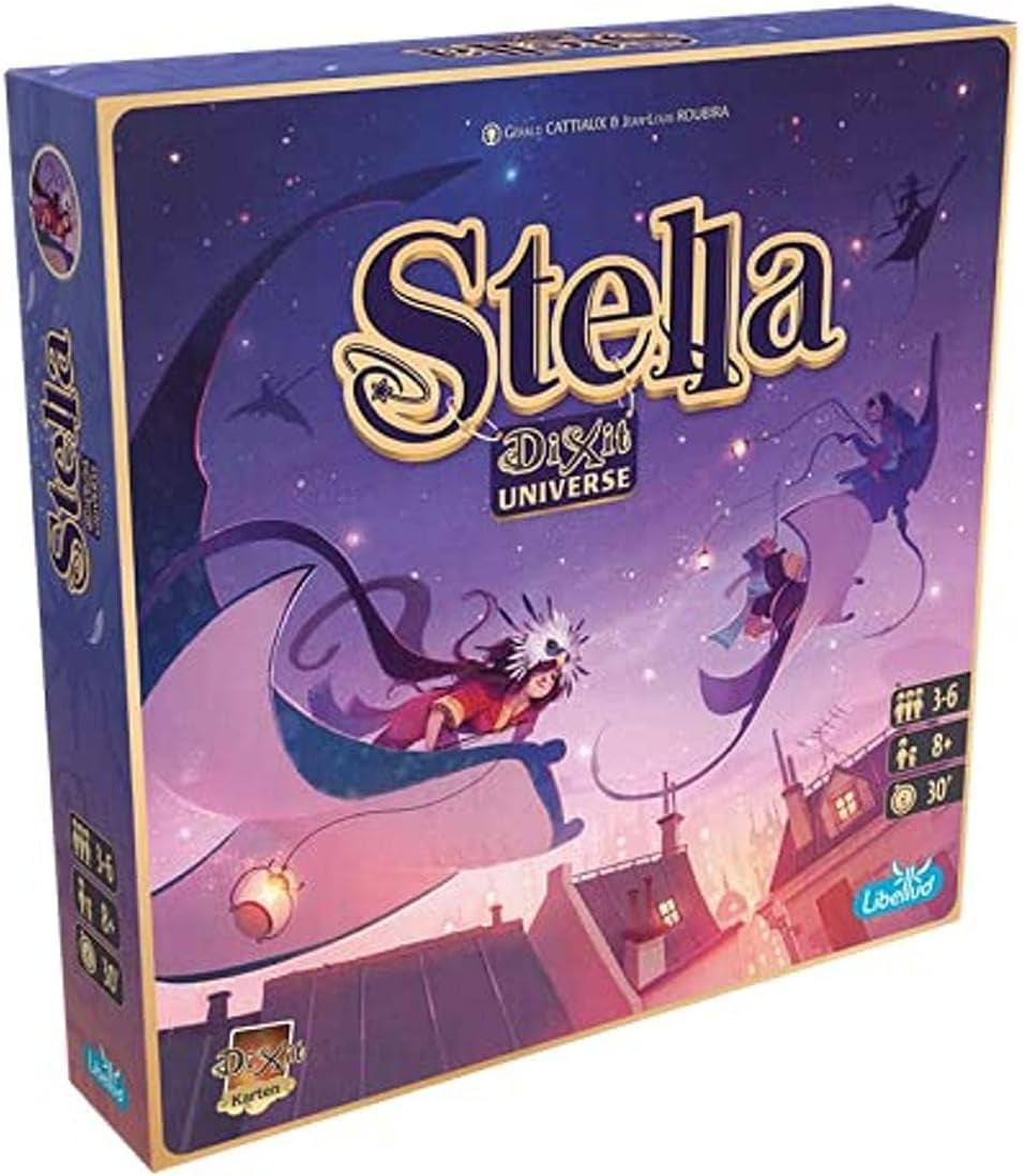 Asmodee, Dixit, versiune germană, joc de bază, O imagine valorează cât o mie de cuvinte, joc creativ de familie pentru 3-8 jucători cu vârsta de 8 ani și peste, Jocul anului 2010 cu o durată de joc de 30 de minute