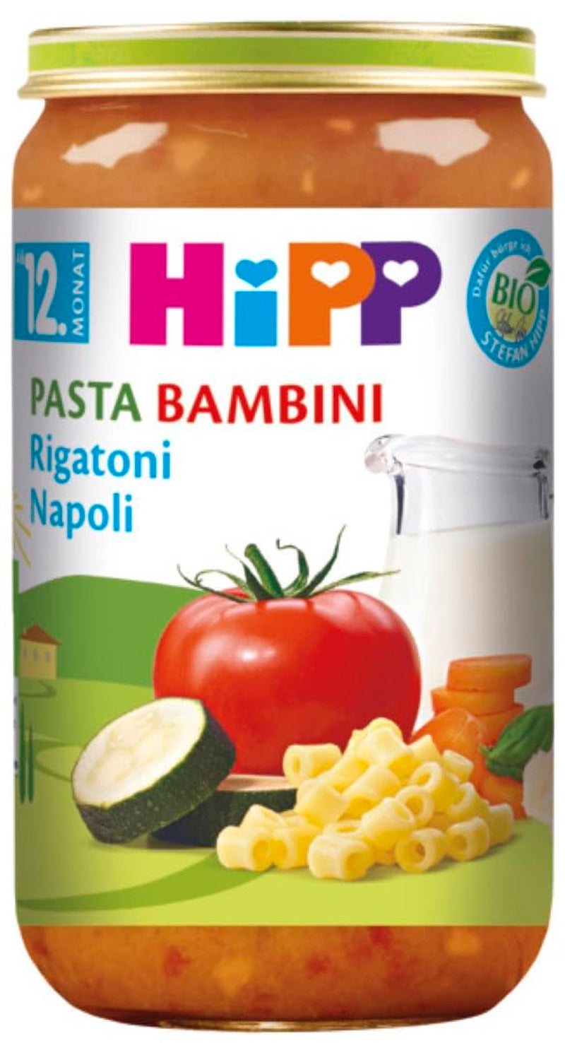 Hipp Bio Menüs ab 12. Luna Pasta Bambini, Rigatoni Napoli, 250G, 6er Pack (6X250G) Mutter und Kind Naty Shop Standardtitel