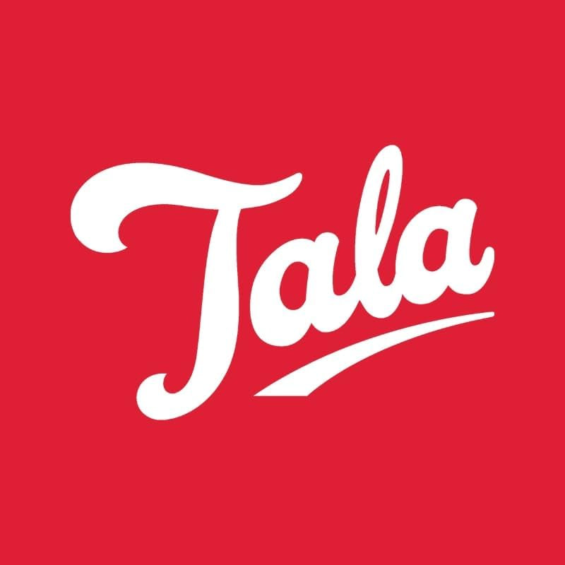 Tala Teigroller aus Buchenholz – Drehbares Nudelholz mit Griffen, glatte Oberfläche, langlebig & leicht zu reinigen – Perfekt für Teig, Gebäck, Brot & Pizza – FSC-zertifiziertes Holz