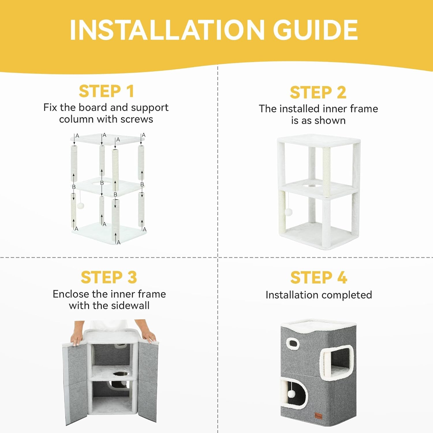 Katzenhaus Indoor Faltbare, Katzenhöhle Große Katzen, Katzenhöhle mit Kratzfläche für Regal, Katzen Haus,cat House cave, katzenbett höhle katzenverstec katzenhöle Katzentonne