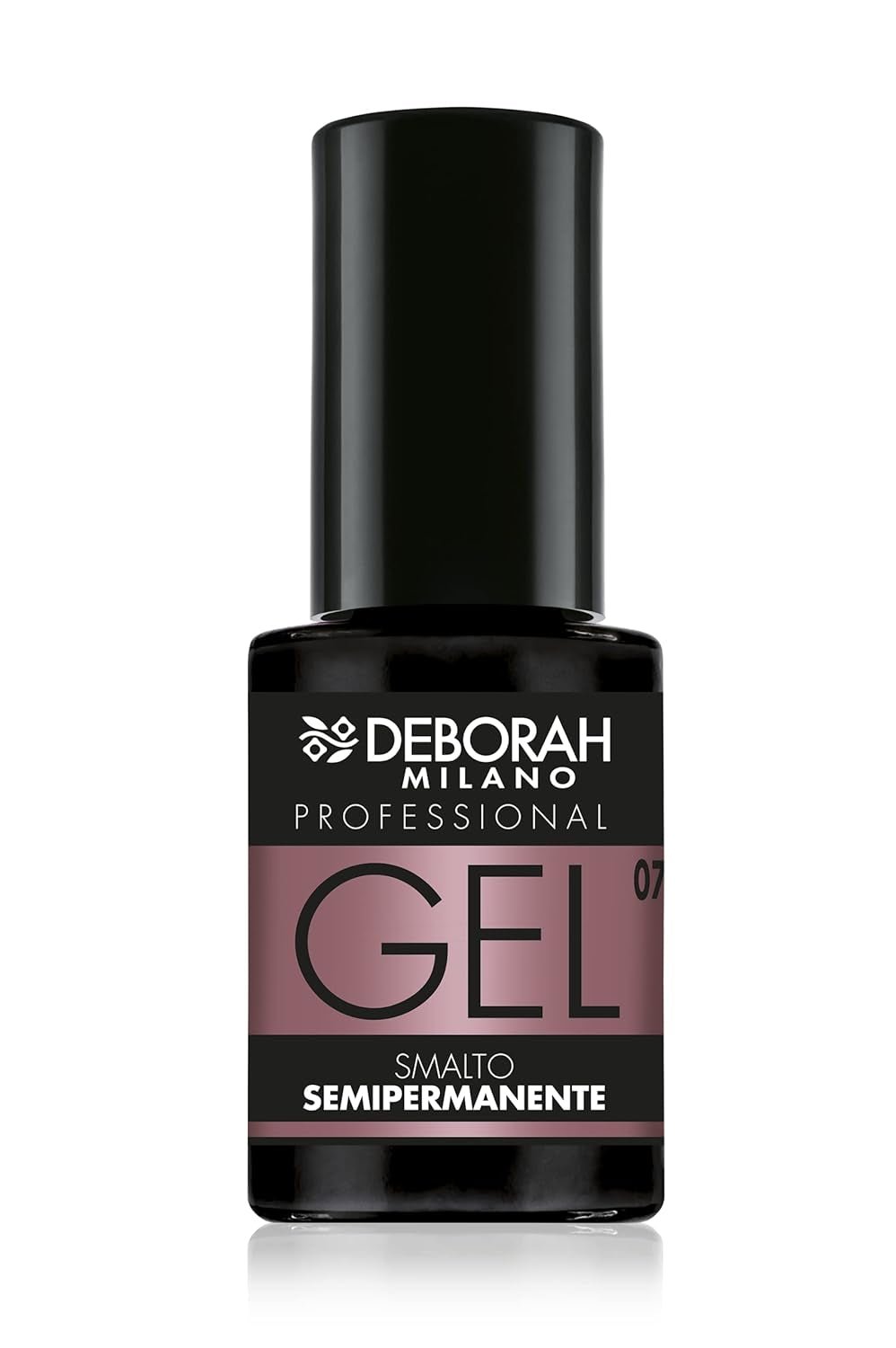 Milano Professional semipermanenter Nagellack, Nr. 21 Burgunderrot, volumengebender Effekt, lang anhaltend, für intensive und glänzende Nägel, 4,5 ml