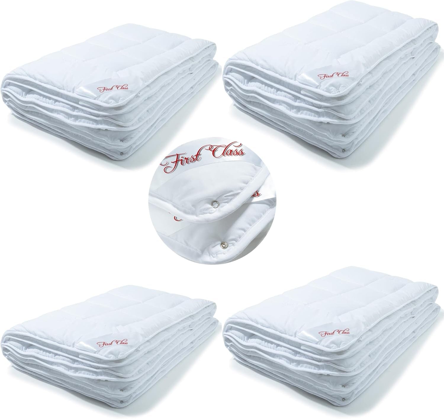 Celinatex First Class 4-Jahreszeiten-Bettdecke 140 x 200 cm Winter Sommer atmungsaktive Bettdecke Bettdecken und Steppdecken Naty Shop