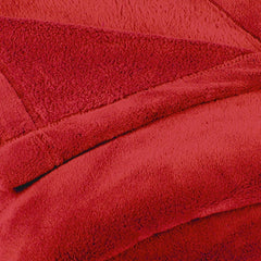 Celinatex flauschige Decke XXL 220 x 240 cm rote Sofadecke warme Decke weiches Mikrofaser-Fleece Öko-Tex Montreal Betten und Bezüge Besuchen Sie den CelinaTex-Store