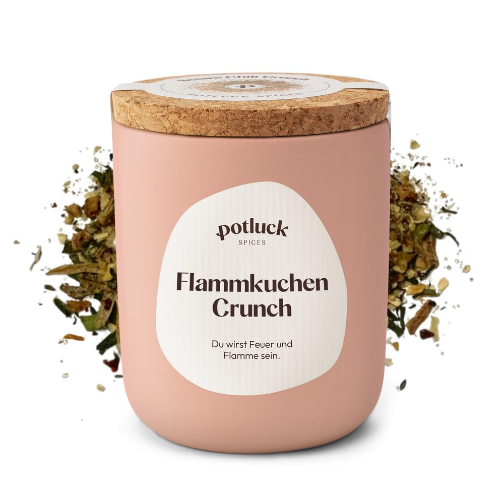 Potluck | Stullengewürz | Gewürzzubereitung im Keramiktopf | 60 g | Vegan, glutenfrei und mit natürlichen Zutaten