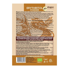 Bio-Erythrit – Pulver, 100 % Bio, vegan, kalorienfrei – 1 kg Süßstoffe Naty Shop