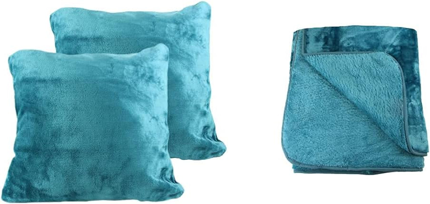 Amago - Bequeme Decke, Kaschmiroptik, 220 x 240 cm - Anthrazit Betten und Decken Amago Petrol Bequeme Decke + Kissenbezug 130 x 170 cm