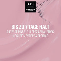 OPI Downtown LA-Kollektion – Nagellack (Rosa auf Leinwand – bis zu 7 Tage haltbar – langanhaltender Nagellack mit einem extra breiten ProWide-Pinsel für perfekte Nägel