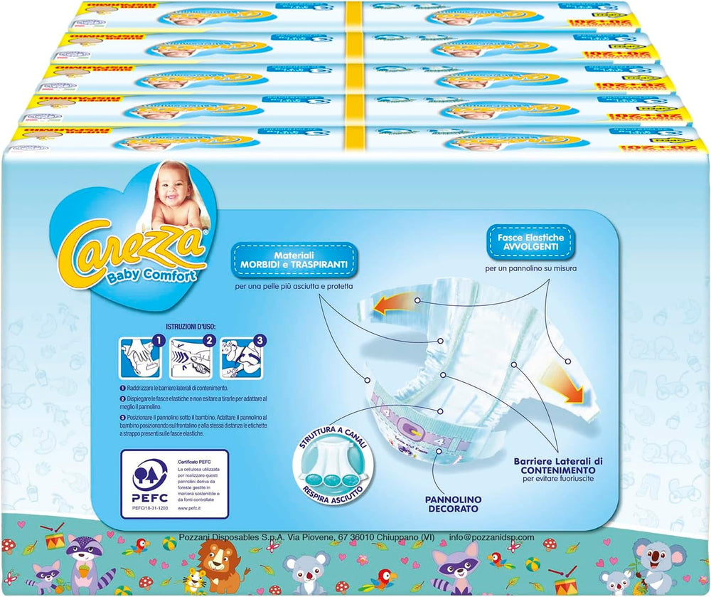 Windeln Baby Comfort Midi | Größe 3 (4-9 kg) | 160 Windeln