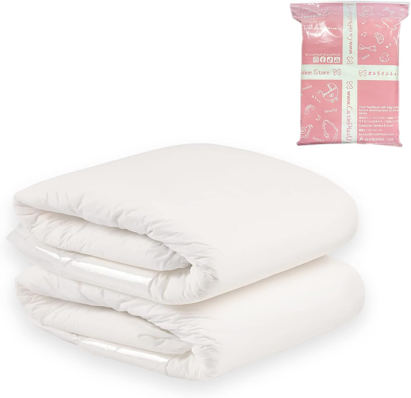 CutiePlusU Windeln für Erwachsene, trockene Oberfläche, maximale Saugfähigkeit über Nacht, Einweg-Inkontinenzwindel – Blau, Rosa, Weiß, 3er-Pack (Mittel 71–96 cm)