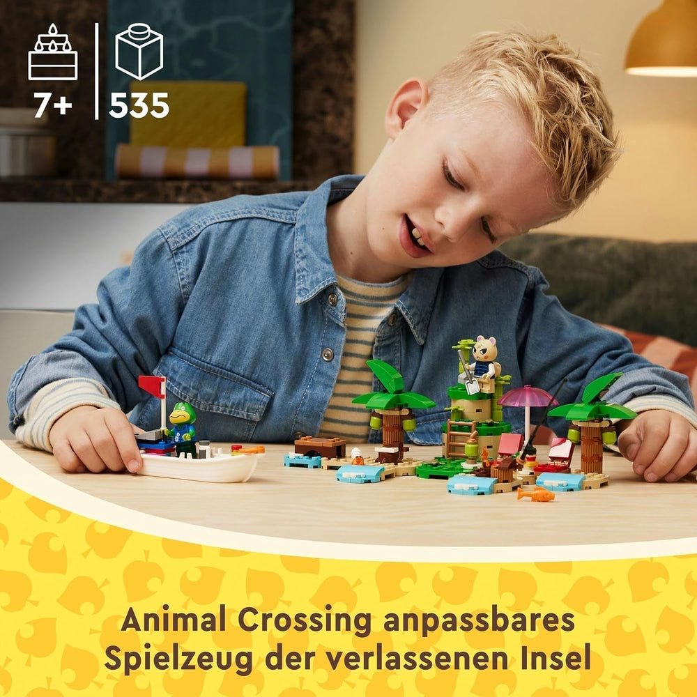 LEGO Animal Crossing Käptens Island Bootstour, kreatives Spielzeug für Kinder mit 2 Minifiguren aus der Videospielserie inklusive Huschke, Geschenk für Mädchen und Jungen ab 6 Jahren 77048 Bausets Besuchen Sie den LEGO-Store