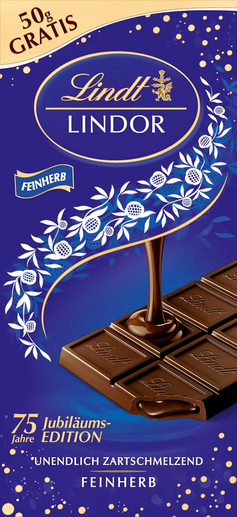 Lindt-Schokolade | LINDOR Beutel für Käsekuchen | 137g | 10 Milchschokoladenkugeln mit zartschmelzender Käsekuchenfüllung | Schokoladengeschenk