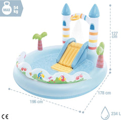 Spielcenter Intex Unicorn Castle 56148NP (aufgeblasen, 196 x 178 x 127 cm)