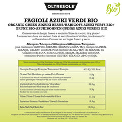 Bio-Grüne Azukibohnen, 5 kg, getrocknete Hülsenfrüchte aus kontrolliert biologischem Anbau, ideal für vegane und vegetarische Suppen, Salate und Rezepte, Sparpack