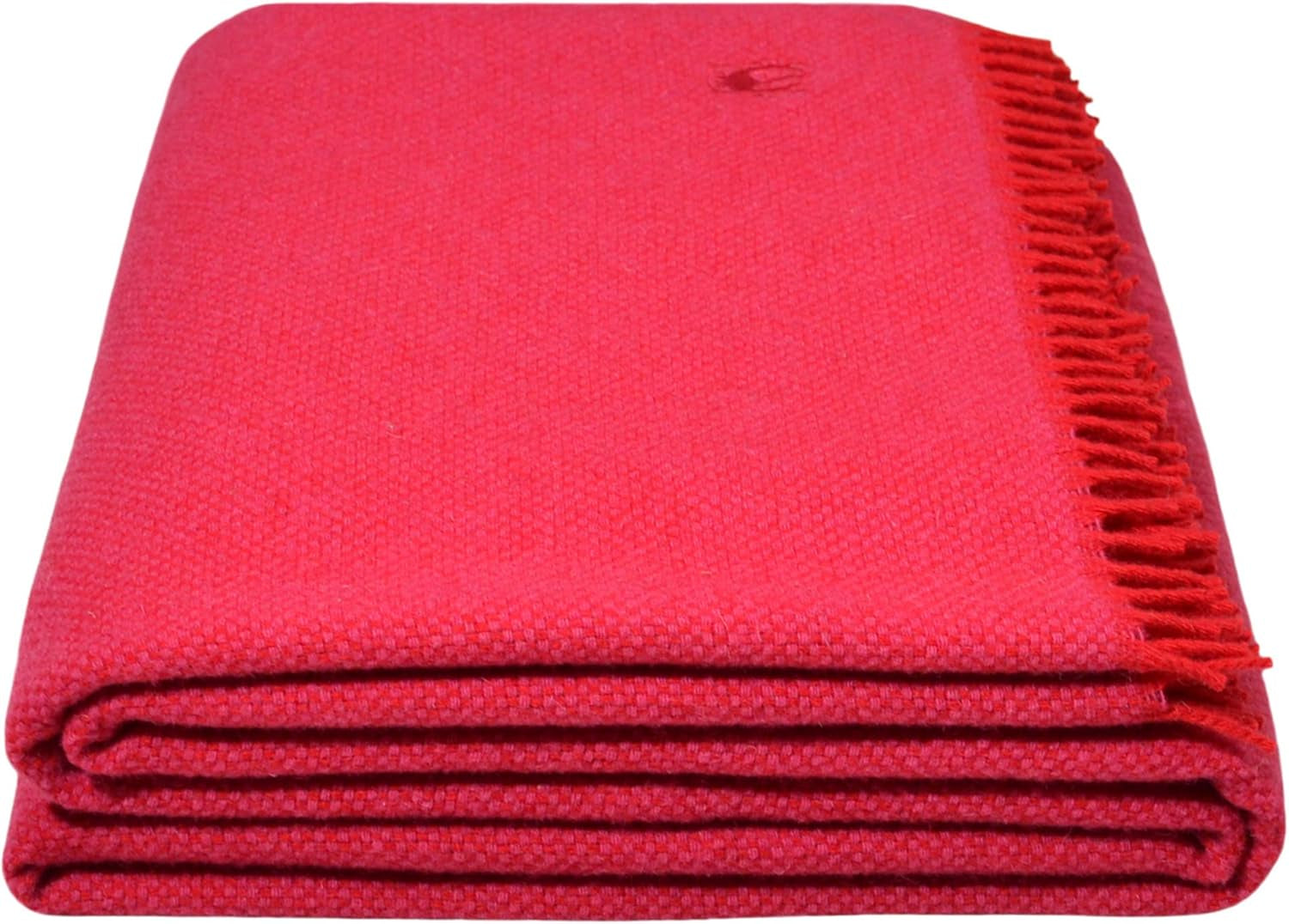 Pătură Must Relax - Pătură din lână - Plaid de înaltă calitate din lână nouă pură cu franjuri - 130X190 Cm - 310 Rose - De la "Zoeppritz since 1828" Paturi si Cuverturi 'zoeppritz since 1828' 331 Floare sălbatică 130X190Cm