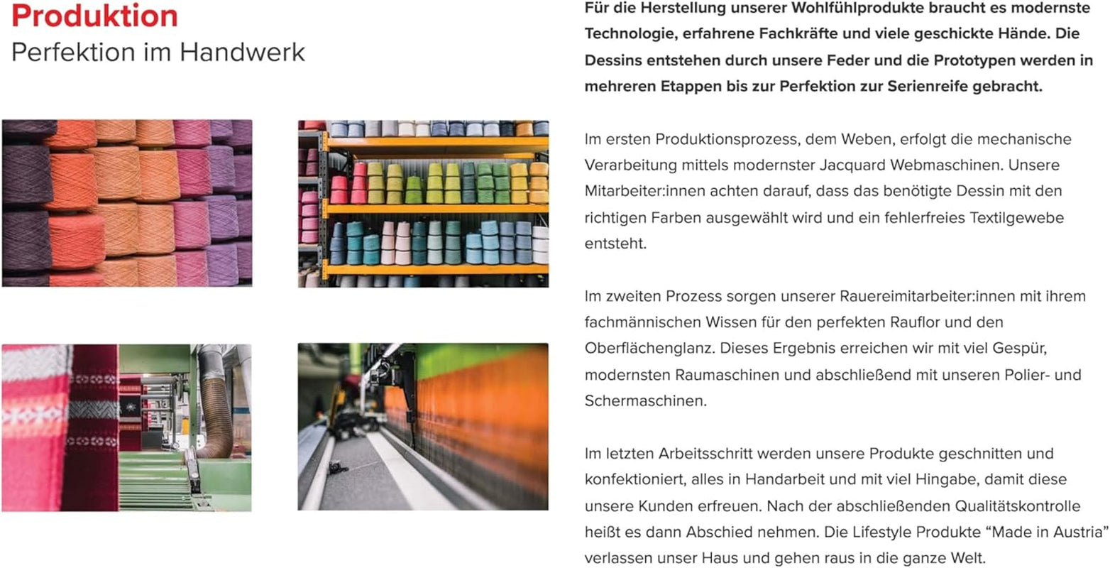 David Fussenegger Baumwolldecke 150x200 cm Decke mit Farbverlaufsmuster Flauschige Betten und Decken David Fussenegger