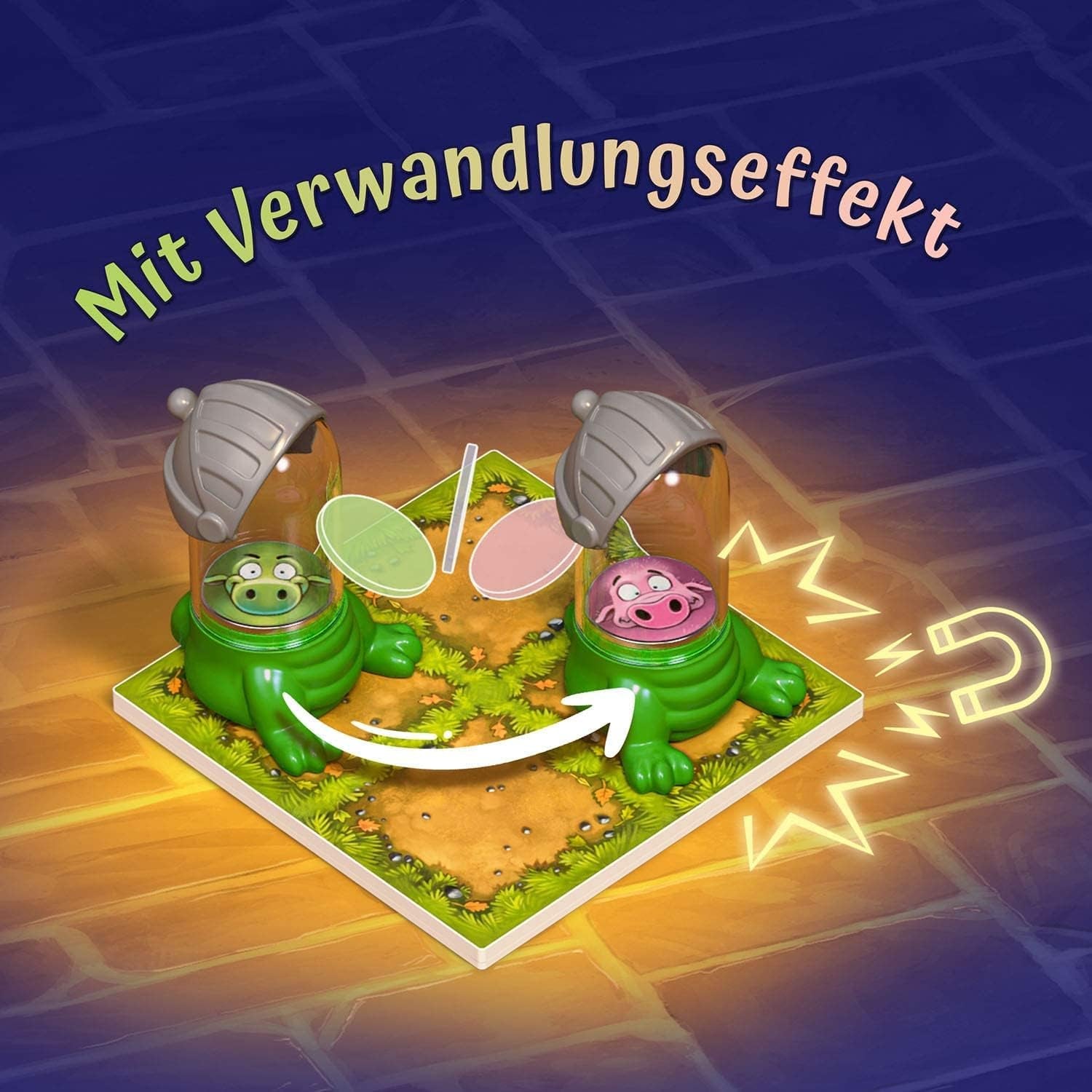 KOSMOS 681036 Raffi Raffzahn Juwelenjagd, spannendes Spiel für Kinder mit magnetischer Drachenfigur, Brettspiel für 2–4 Kinder ab 6 Jahren oder die ganze Familie