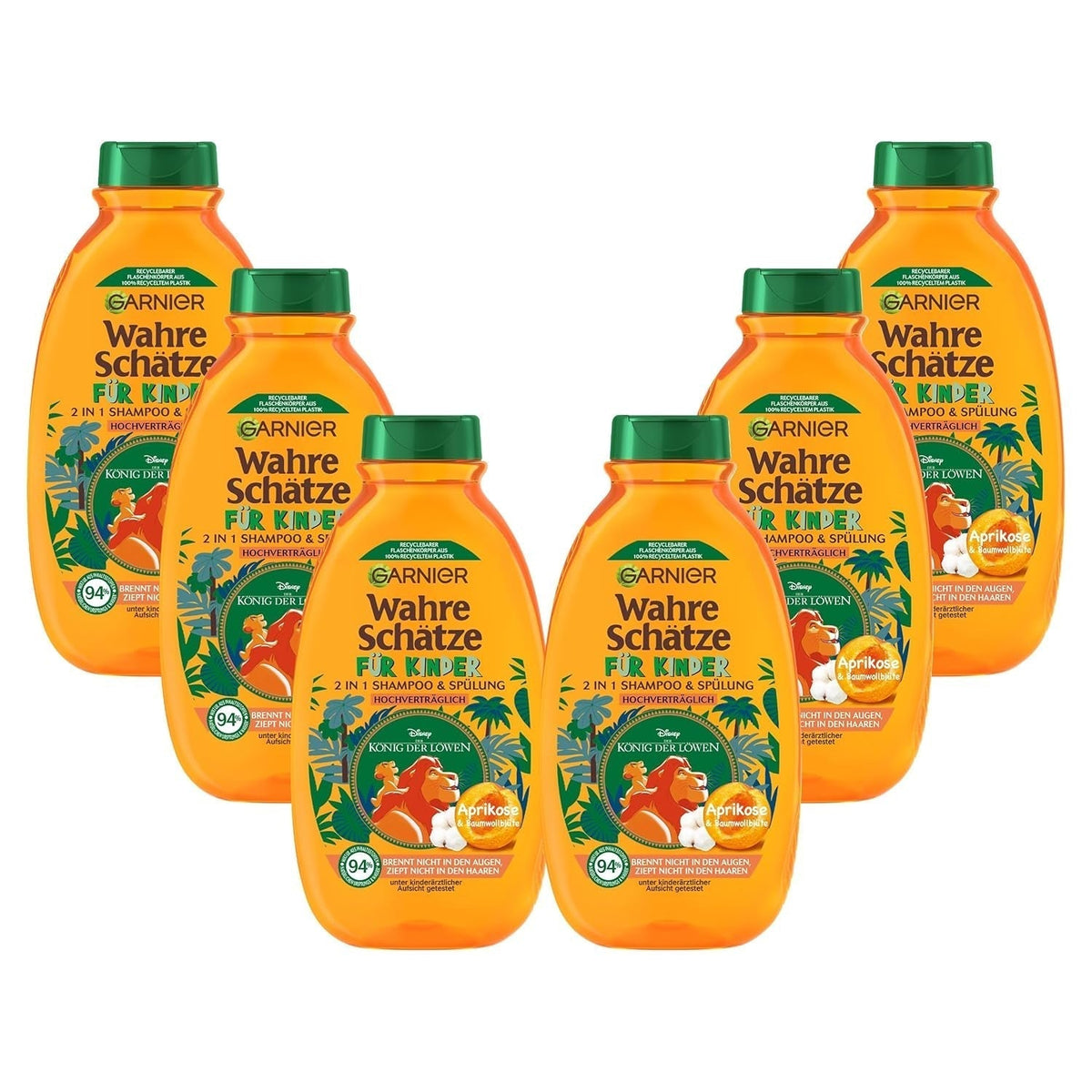 Garnier Șampon pentru copii, pentru păr sensibil și pieptănare ușoară, cu caise și flori de bumbac Duș și baie Garnier Default Title