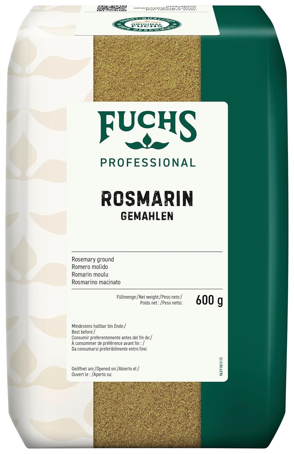 - Rosmarin gemahlen | Für Rosmarin-Kartoffeln und Lamm-Gerichte | Profi-Qualität für Großverbraucher | 0,6 kg im recycelbaren Beutel
